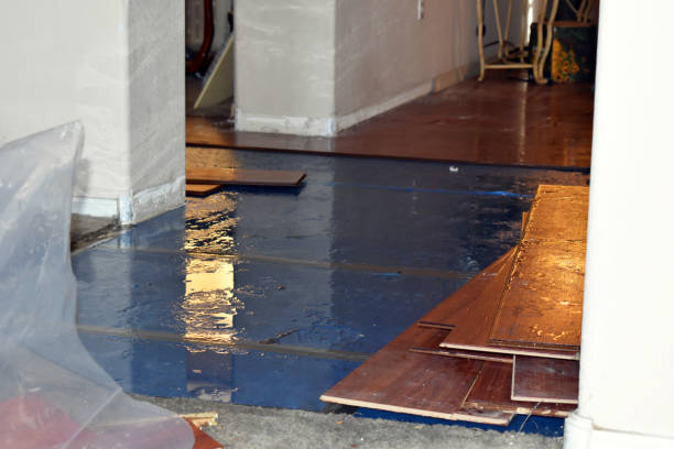 Professional Water Extraction technician working in Portage, OH